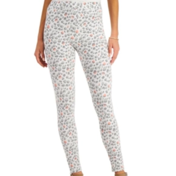 NWT Style & Co Earthy Grey Printed Leggings Women's Size Large - Picture 1 of 11